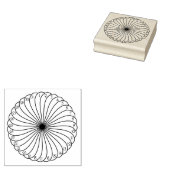 Tampons Encreurs Mandala Mondial Tracker pour Bujo Wood Art Stamp (Tamponné)