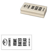 Tampons Encreurs Marchandises cuites Logo personnalisé Timbre en ca (Tamponné)