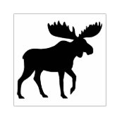 Tampons Encreurs Marche Moose Silhouette | Faune animale sauvage (Impression)