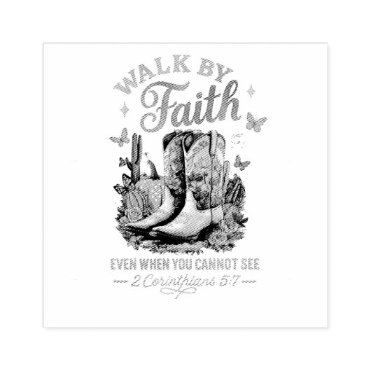 Tampons Encreurs Marche Par La Foi... (Impression)