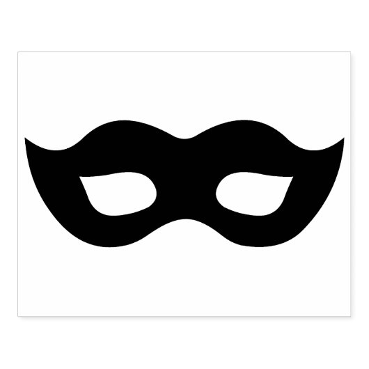 Tampons Encreurs Mardi Gras Masque Silhouette Caoutchouc (Impression)