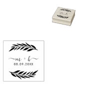 Tampons Encreurs Mariage botanique (Tamponné)