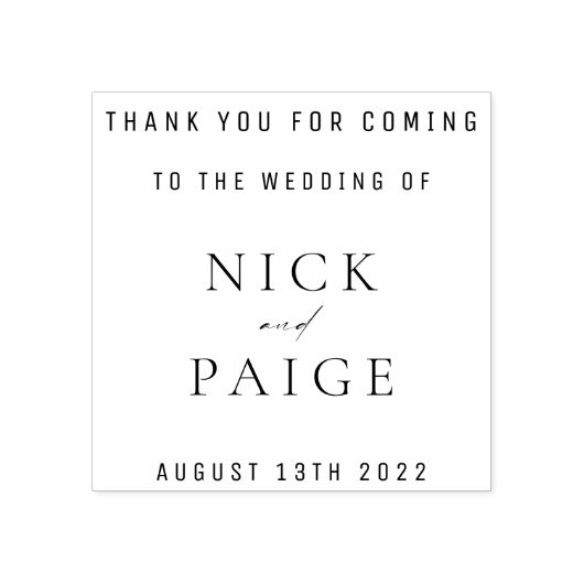 Tampons Encreurs Mariage Classique Simple Favoriser Le Timbre En Ca (Impression)