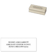 Tampons Encreurs Mariage Couple Adresse de retour Timbre en caoutch (Tamponné)