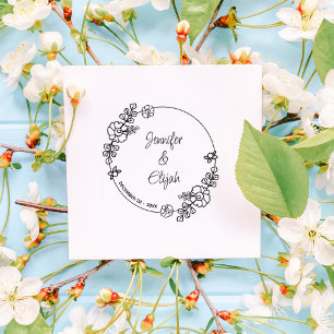 Tampons Encreurs Mariage de calligraphie moderne