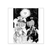 Tampons Encreurs Mariage DE COUCHER, HALLOWEEN EN CAOUTCHOUC (Impression)