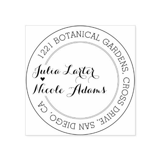 Tampons Encreurs Mariage de feuillage de Fleur sauvage Boho violet (Impression)