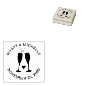 Tampons Encreurs Mariage de la fête du Champagne / Anniversaire Per (Tamponné)