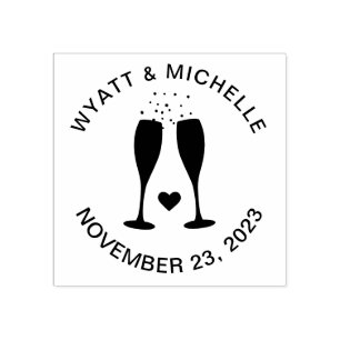 Tampons Encreurs Mariage de la fête du Champagne / Anniversaire Per