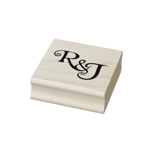 Tampons Encreurs Mariage de monogramme R&J (Tampon)