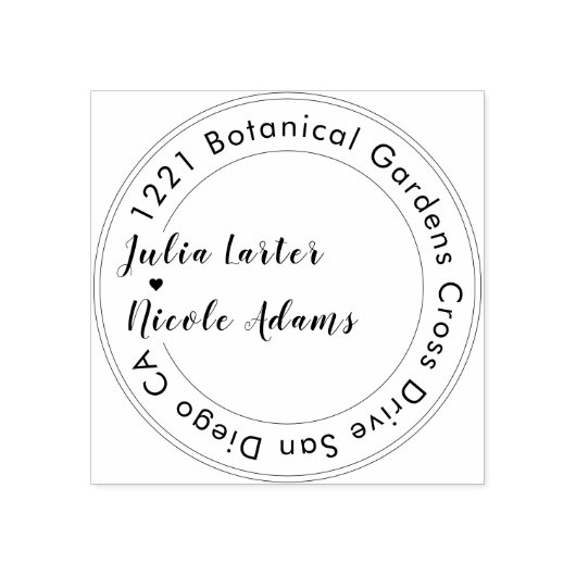 Tampons Encreurs Mariage de Motif de mandala géométrique classique (Impression)