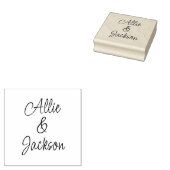 Tampons Encreurs Mariage de noms de script moderne (Tamponné)