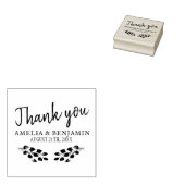 Tampons Encreurs Mariage de script de Merci Rustique Twigs (Tamponné)