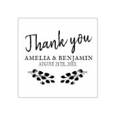 Tampons Encreurs Mariage de script de Merci Rustique Twigs (Impression)