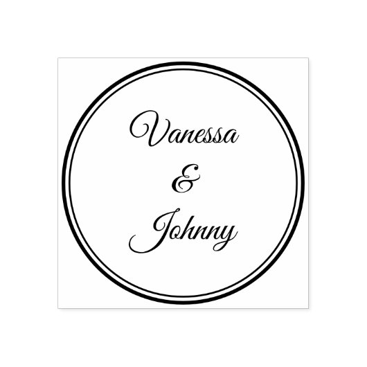 Tampons Encreurs Mariage Élégant Classique Boho Moderne Or #901 (Impression)