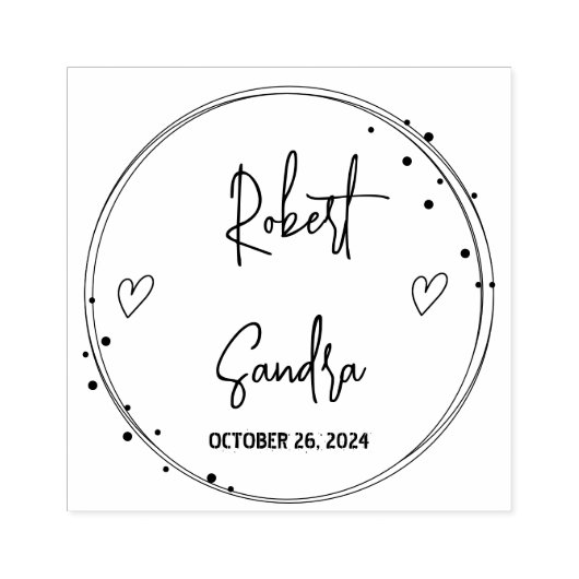 Tampons Encreurs MARIAGE FAVOR STAMP, Favoriser le timbre, Aimer le (Impression)