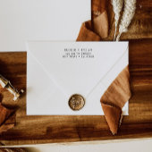 Tampons Encreurs Mariage moderne Adresse de retour Timbre en caoutc