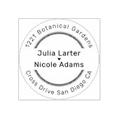 Tampons Encreurs Mariage Pastel Orange Yellow Spring Dahlia Fleurs (Impression)