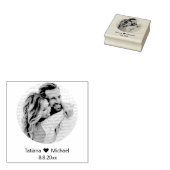 Tampons Encreurs mariage photo enregistrer la date (Tamponné)