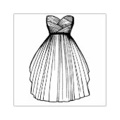 Tampons Encreurs Mariage robe mariée Princesse Gown Fête des mariée (Impression)