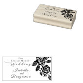 Tampons Encreurs Mariage Rose or noir (Tamponné)