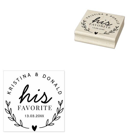 Tampons Encreurs Mariage Rustique Favoriser Sa Sta Auto-Liée Préfér (Tamponné)