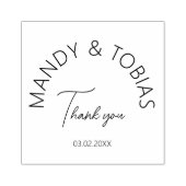 Tampons Encreurs Mariage simple, écriture manuscrite minimale (Impression)