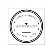 Tampons Encreurs Mariage simple et élégant personnalisé (Impression)