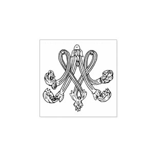 Tampons Encreurs Marie Antoinette - monogramme - Royal monogram