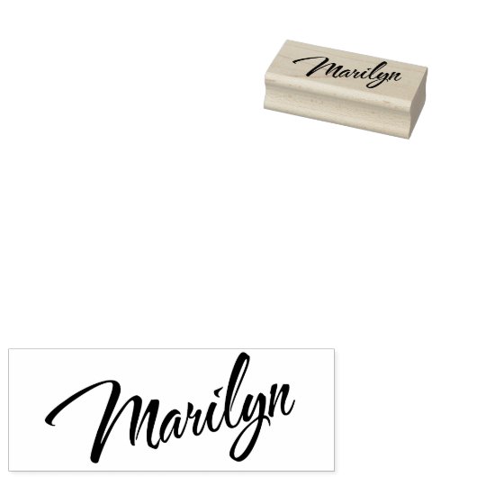 Tampons Encreurs Marilyn nom cursive écriture décorative (Tamponné)