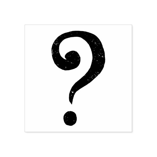 Tampons Encreurs Marque d'interrogation texturée (Impression)