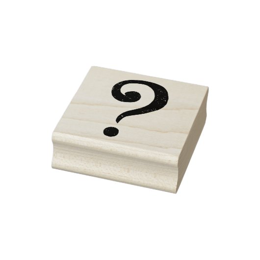 Tampons Encreurs Marque d'interrogation texturée (Tampon)