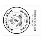 Tampons Encreurs Marque du Merci client du logo de l'entreprise (Impression)