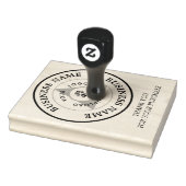 Tampons Encreurs Marque du Merci client du logo de l'entreprise (Tampon)