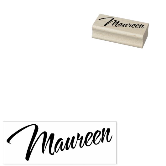 Tampons Encreurs Maureen nom cursive écriture décorative (Tamponné)