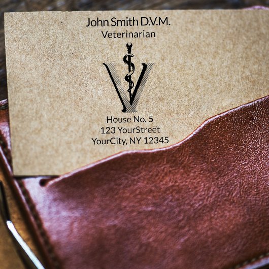 Tampons Encreurs Médecine vétérinaire Asclepius Vet Elégant