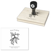 Tampons Encreurs Mediterranean Lemon Botanical Kitchen Rubber Stamp (Tamponné)
