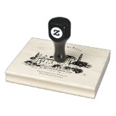 Tampons Encreurs Mediterranean Villa Illustration Branding (Tampon)