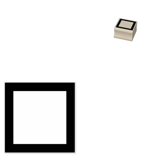 Tampons Encreurs Medium square frame / 中平角 (Tamponné)