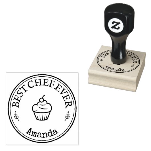 Tampons Encreurs Meilleur Chef de tous les temps - Personnalisation (Tamponné)