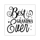 Tampons Encreurs Meilleure Grand-mère du Monde (Impression)