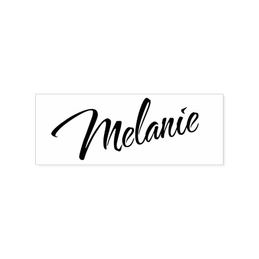 Tampons Encreurs Mélanie nom police cursive décorative (Impression)