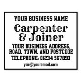 Tampons Encreurs Menuisier & Ébéniste avec Nom, Adresse, etc (Impression)