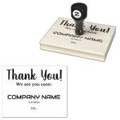 Tampons Encreurs MERCI À bientôt, business custo (Tamponné)