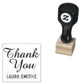 Tampons Encreurs merci avec nom, simple (Tamponné)