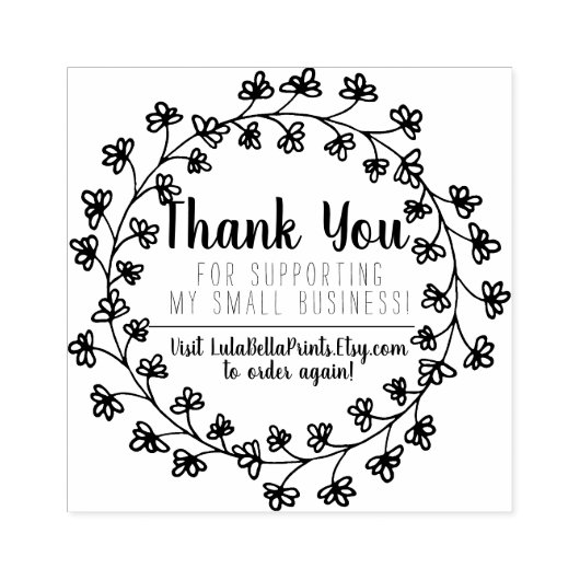 Tampons Encreurs Merci Botanique Pour Votre Entreprise (Impression)