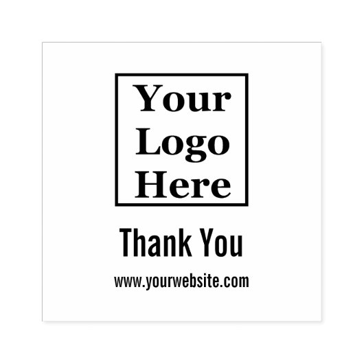 Tampons Encreurs Merci Business Logo et Modèle de site (Impression)