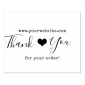 Tampons Encreurs Merci Créez votre propre message personnalisé Vint (Impression)