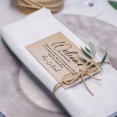 Tampons Encreurs Merci d'accueil Mariage simple