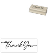 Tampons Encreurs Merci de calligraphie typographique (Tamponné)